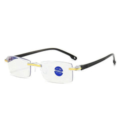 Ahora Rimless Anti Blue Ray Reading Glasses for Men and Women +1.0 1.5 2.0 2.5