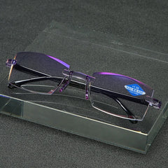 Ahora Rimless Anti Blue Ray Reading Glasses for Men and Women +1.0 1.5 2.0 2.5